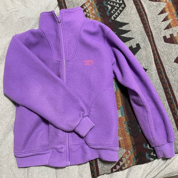 Purple thrifted zip up fleece - Picture 2 of 4
